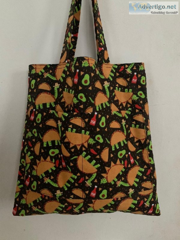 Taco Dinos Medium Tote Shoulder Bag