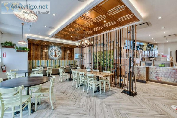 Vegan fast food restaurant Copper Branch for sale