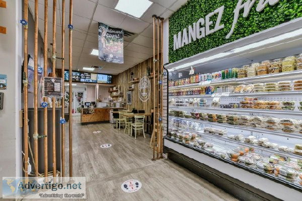 Vegan food counter Copper Branch for sale Laurentians