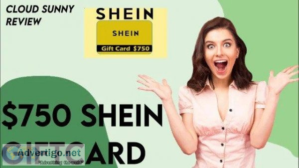 Finish a short survey to win a 750 shein gift card now