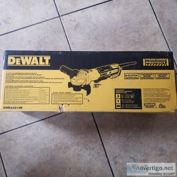 Dewalt grinder