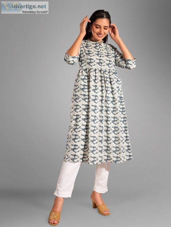 Buy stylish women flare kurti online in india at the best price