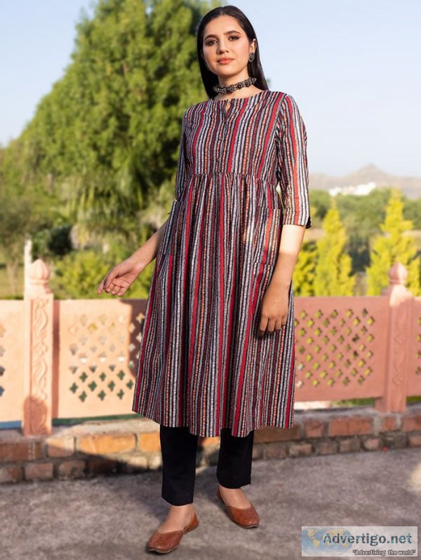 Buy stylish women flare kurti online in india at the best price