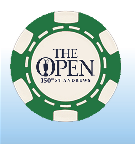 The Open 150th St Andrews Green Poker Chip