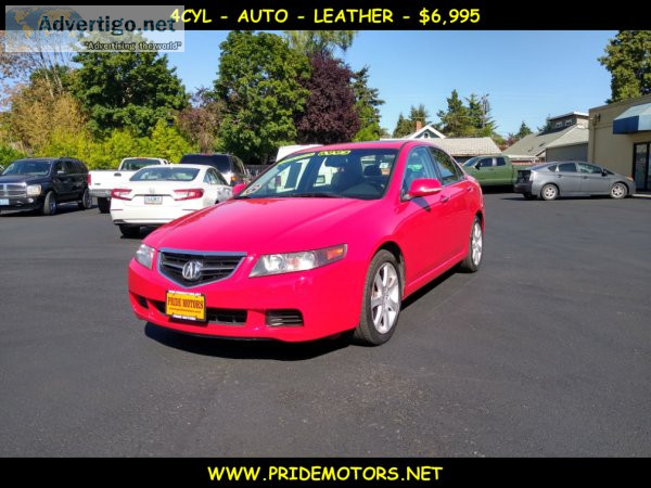 2005 ACURA TSX  4CYL  AUTO  LEATHER