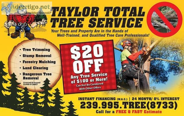 Residential and Commercial Tree Removal-Land Clearing-Forestry M