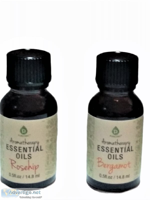 BERGAMOT OR ROSE HIP ESSENTIAL OILS