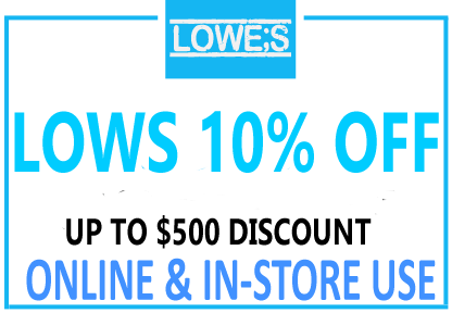 Lowes online and in store discount coupon code