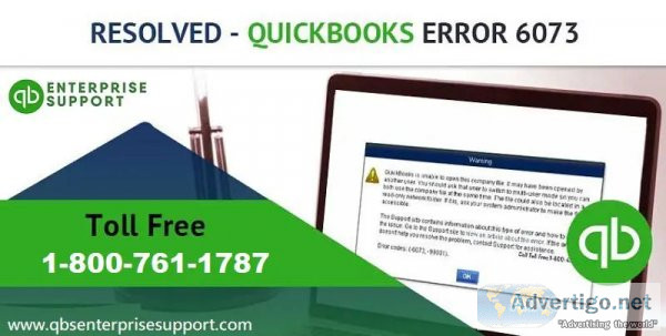 Wipe off quickbooks company file error 6073, -99001