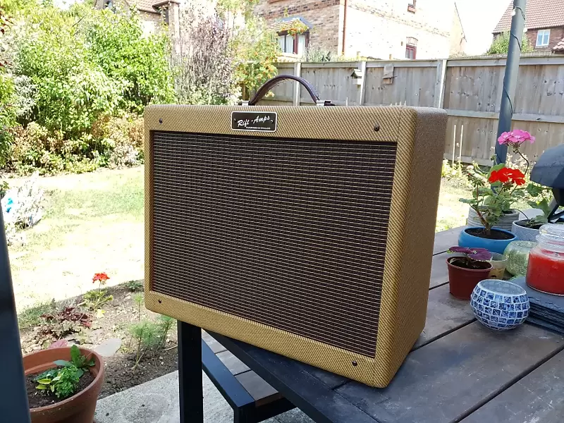 Rift Amplification 5E3 Tweed Amp with Spring Reverb and WGS Spea