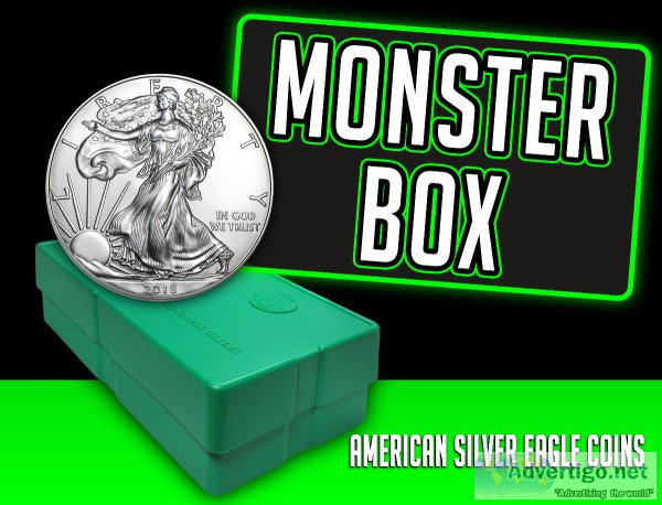 American Silver Eagle Monster Box of 500 Coins