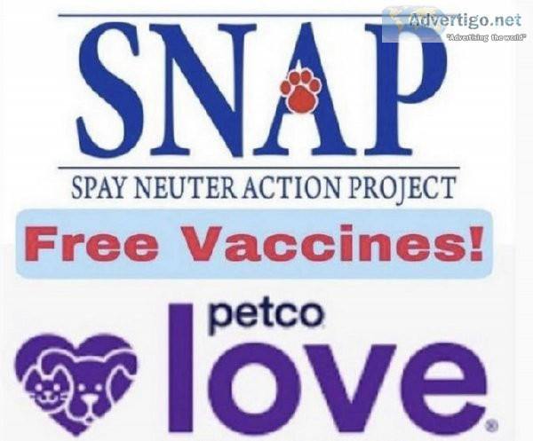 Free Vaccines for Dogs and Cats 