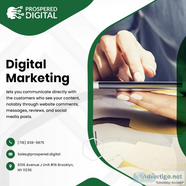 Digital marketing agency new york - prospereddigital