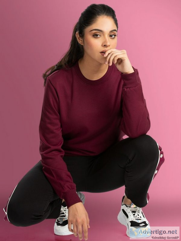 Shop new range of women sweatshirt online in india at beyoung