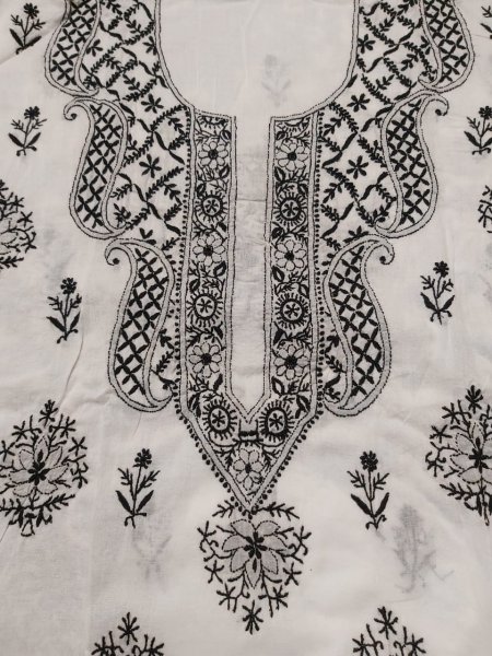 Chikankari kurta set with dupatta