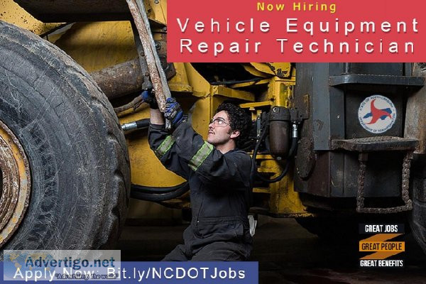 Auto Mechanic  Vehicle Equipment Repair Technician - 2 Openings 