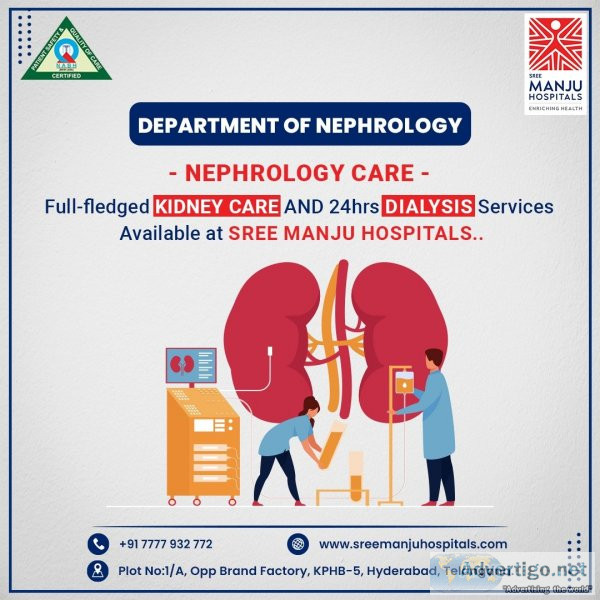 Best nephrology hospital in hyderabad - sree manju hospital