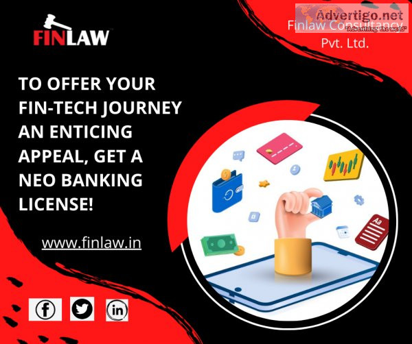 To offer your fin-tech journey an enticing appeal, get a neo ban
