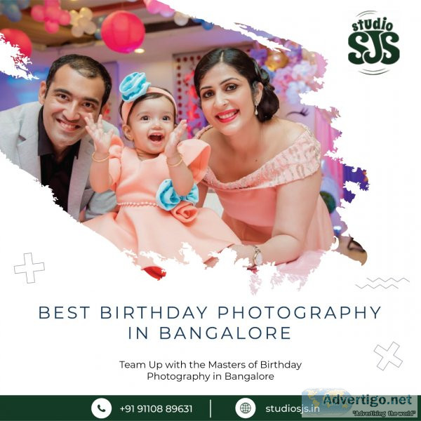 Top-notch birthday photographers in bangalore | studio sjs