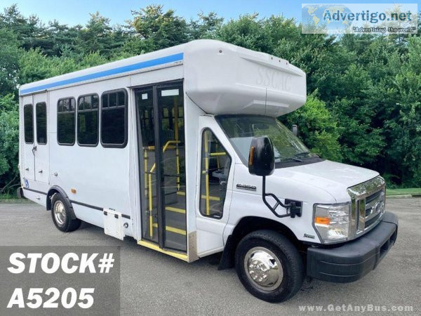 2016 Ford E350 Non-CDL Wheelchair Shuttle Bus For Sale (A5205)