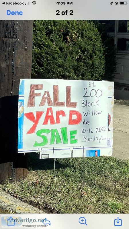 Fall Yard Sale&hellip