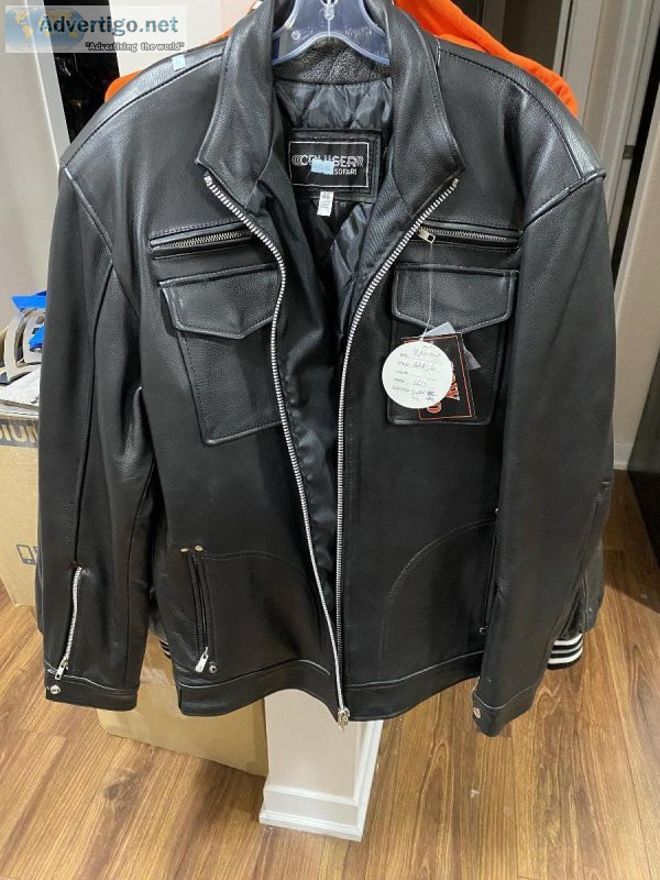 Mens leather jacket