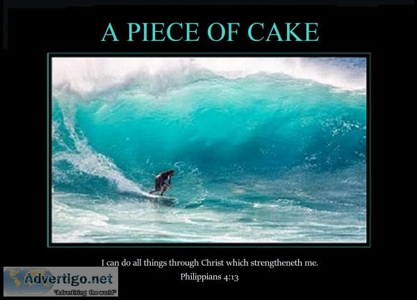 A Piece of Cake - Visual and Scripture Motivator to Succeed in L