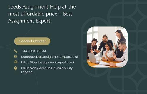 Leeds Assignment Help at the most affordable price &ndash Best A