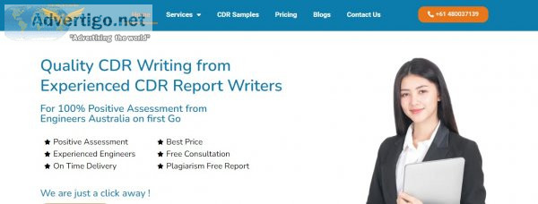 Cdr report writing services