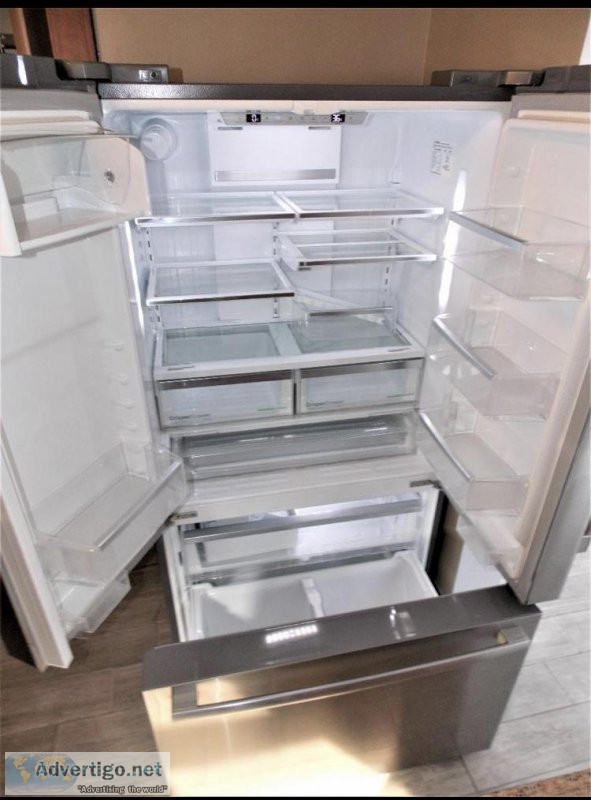 Stainless steel Bosch refrigerator