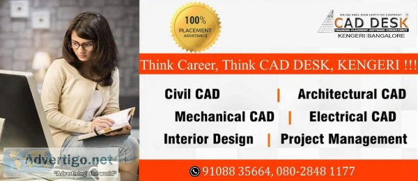 CaddeskKengeri is having an urgent openings for AUTOCAD Trainers