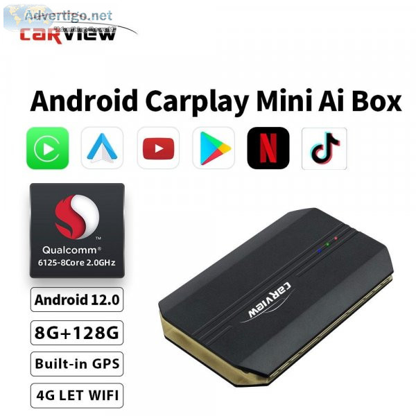 CARVIEW Carplay Ai Box Android 12 Wireless Carplay