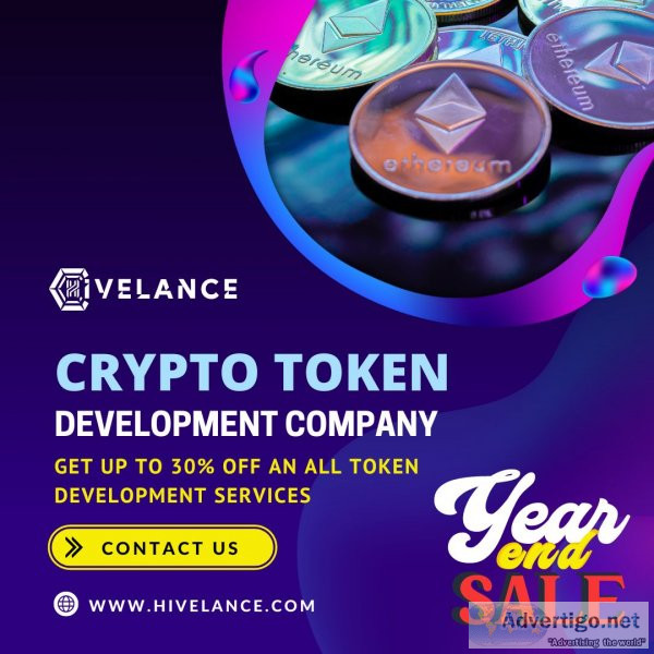 Token development services - get upto 30% off