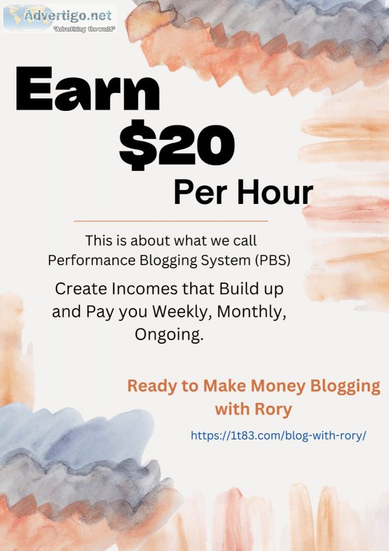 Earn $20 hourly after join this great business