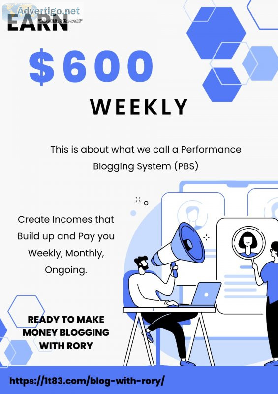 Make $600 weekly and enjoy your life