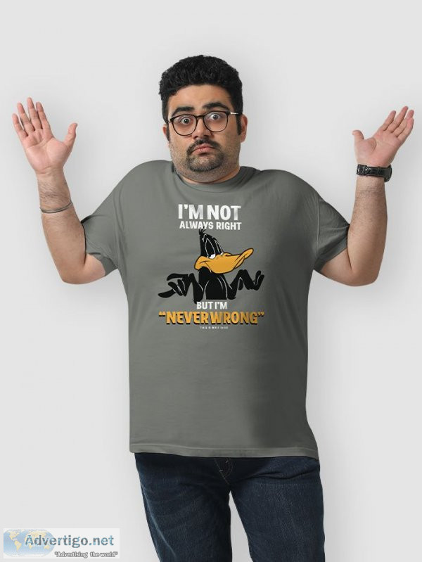 Order comfortable plus size t shirts for men online india at bey