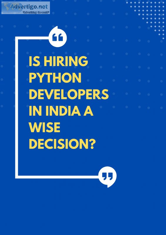 Hire python developers india