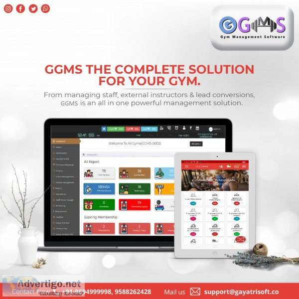 Ggms-gym management software