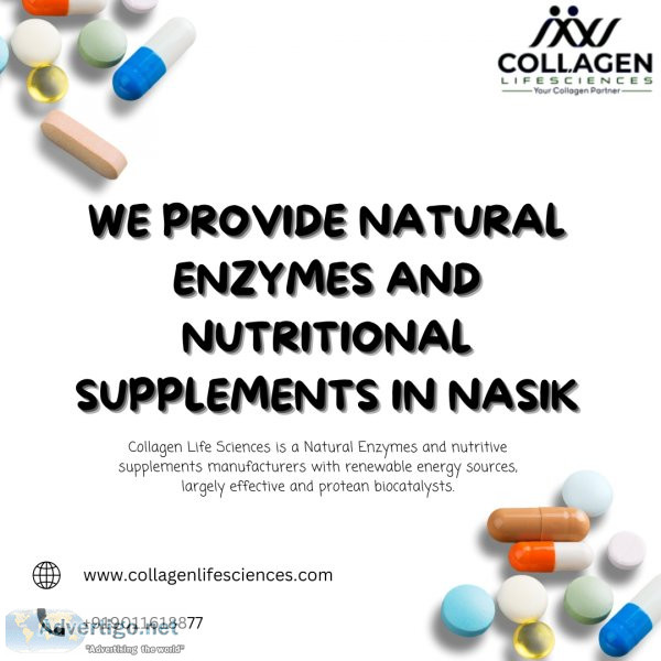 We provide natural enzymes and nutritional supplements in nasik