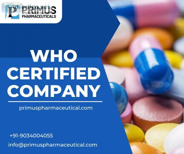 Who certified company | primus pharmaceuticals