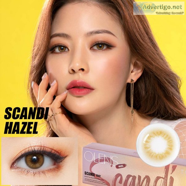 Scandi hazel colored contact lenses gurgaon