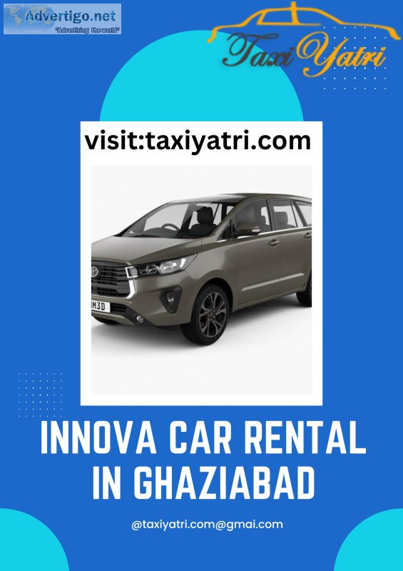 Innova crysta on rent in ghazaibad