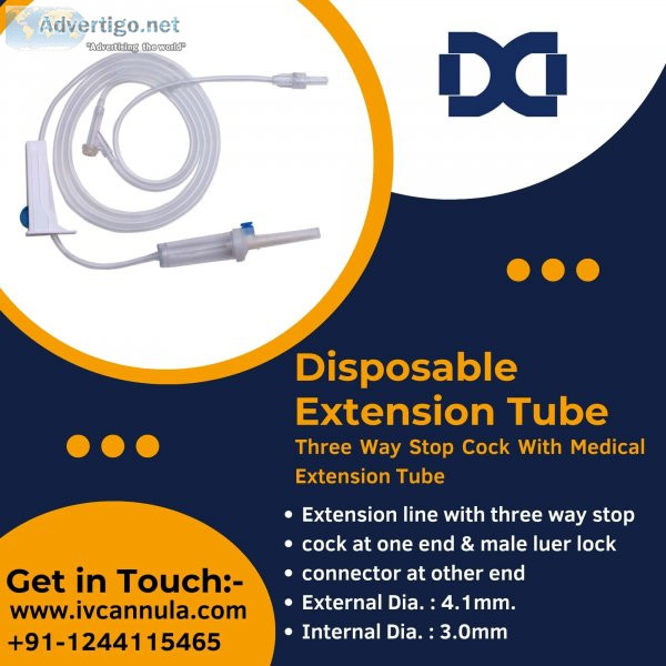 Disposable extension tube - high quality and affordable solution