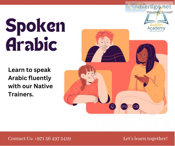 Spoken arabic classes in sharjah with native trainer call 056497