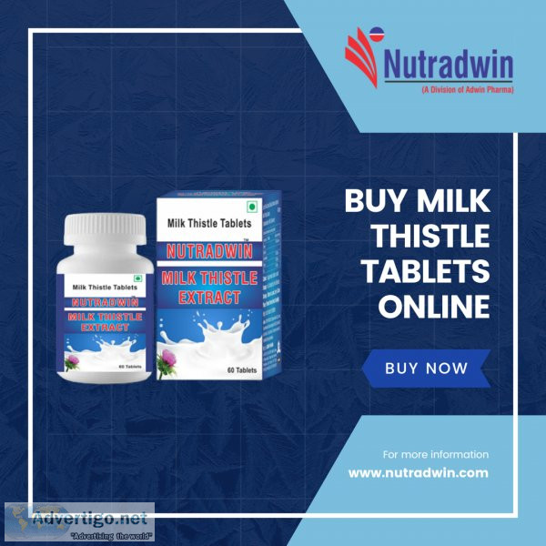 Buy milk thistle tablets online | nutradwin pharma