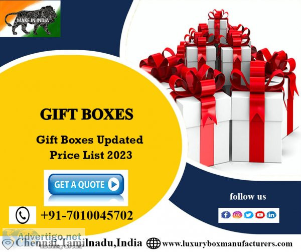 Corporate gift boxes manufacturers chennai