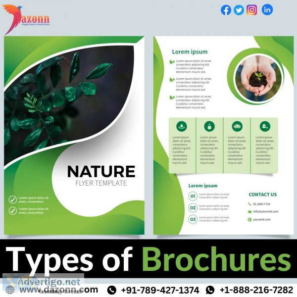 Types of brochures