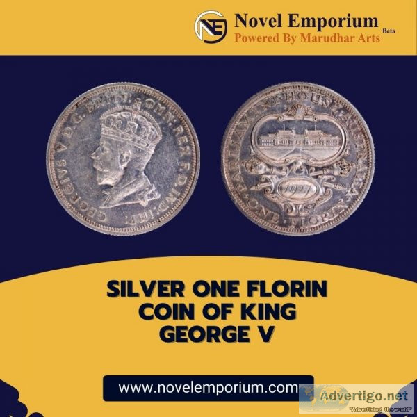 Shop silver one florin coin of king george v