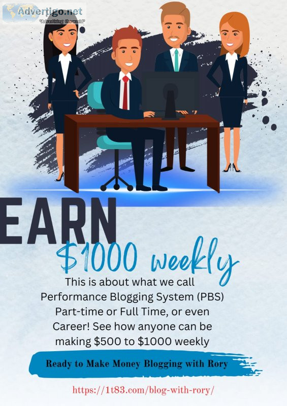 Earn an extra income of $1000 weekly by online pbs