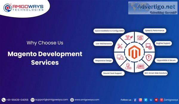 Top magento development company in india - amigoways